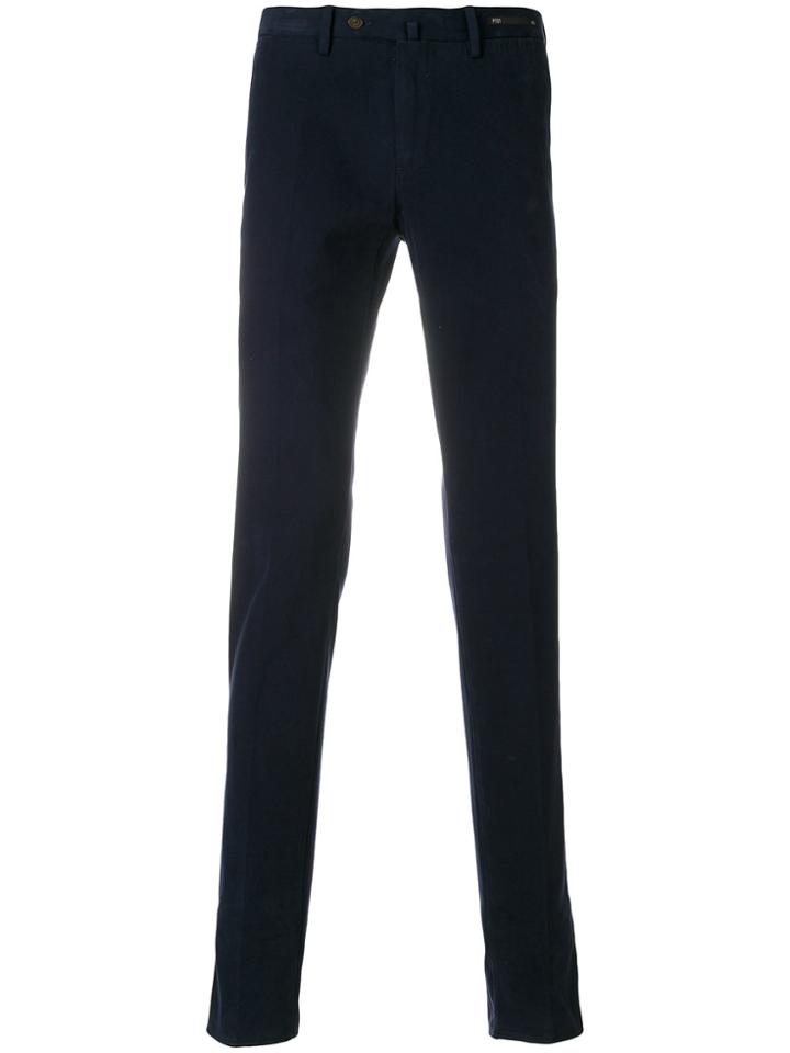 Pt01 Plain Chinos - Blue