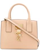 Donna Karan Small Padlock Tote - Nude & Neutrals
