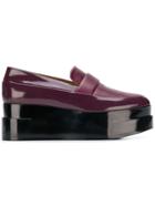 Clergerie Lynn Platform Loafers - Pink & Purple