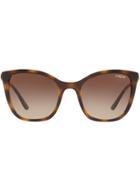 Vogue Eyewear Oversized Tinted Sunglasses - Brown