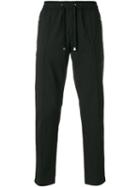 Dolce & Gabbana - Drawstring Track Pants - Men - Cotton/elastodiene/virgin Wool - 50, Black, Cotton/elastodiene/virgin Wool