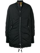 Ziggy Chen Oversized Zipped Coat - Black