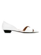 Manolita Leather Shoes - White