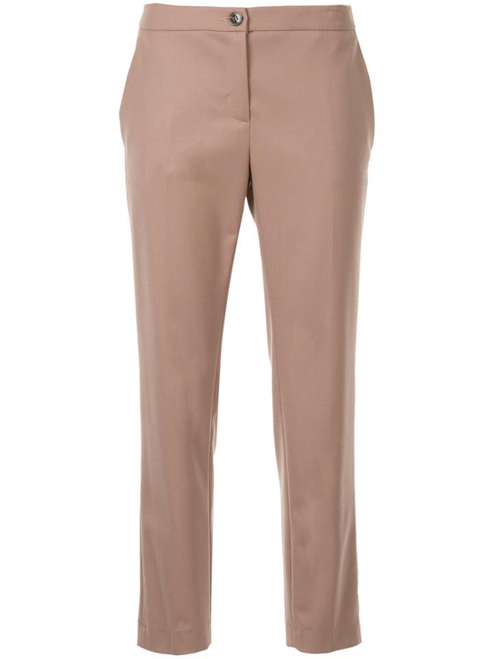 Erika Cavallini Cropped Trousers - Pink & Purple