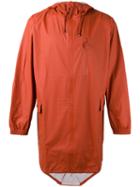 Rains Hooded Zip Up Jacket, Men's, Size: Large, Yellow/orange, Polyester/polyurethane