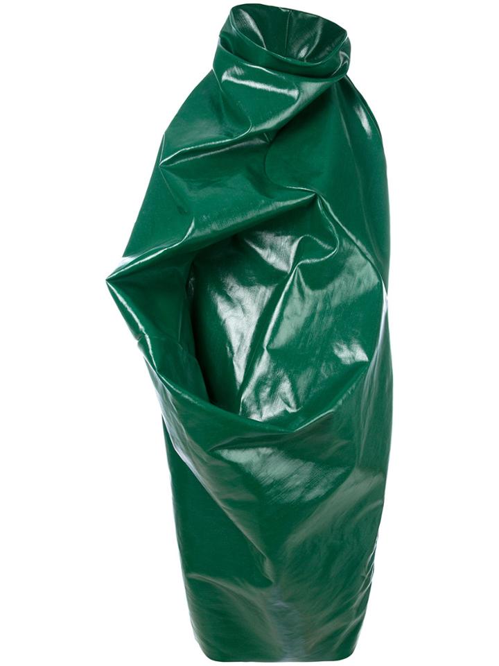 Rick Owens Structural Halter Neck Dress - Green