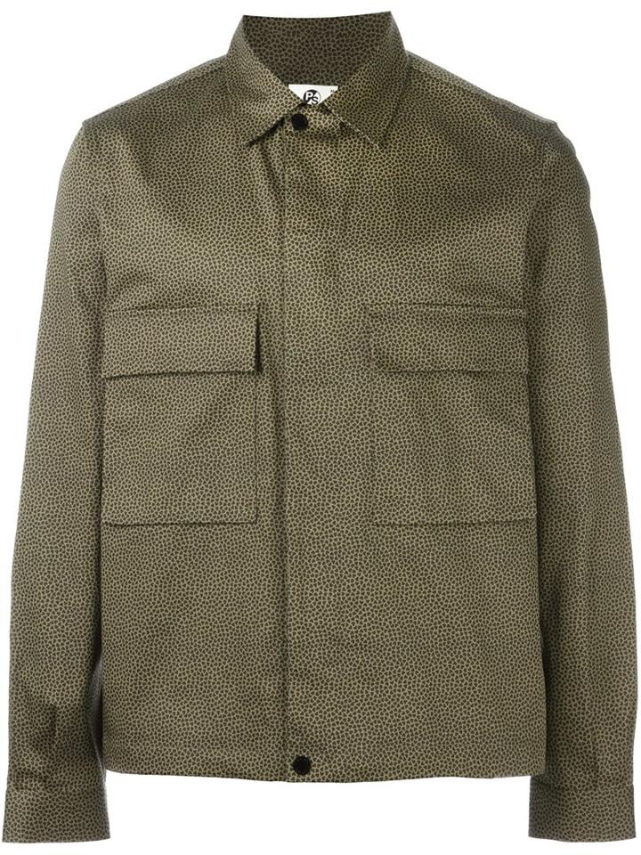 Ps Paul Smith Micro Print Shirt Jacket