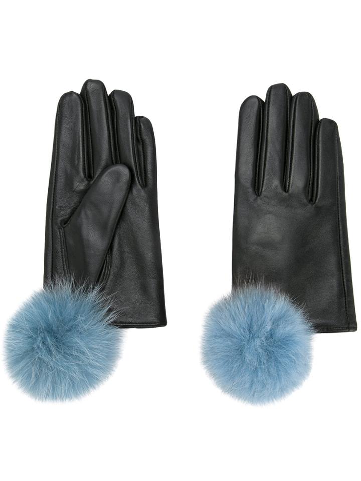 Cityshop Pompom Gloves - Black