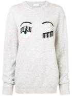 Chiara Ferragni Blinking Eye Jumper - Grey