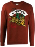 Kenzo Bamboo Tiger Jumper - Red