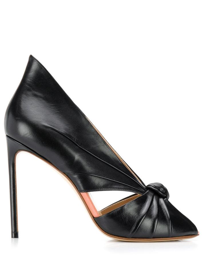 Francesco Russo Pleated Knot Bootie - Black