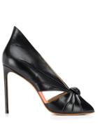 Francesco Russo Pleated Knot Bootie - Black