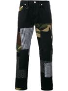 Sophnet. Patch Repair Camouflage Jeans
