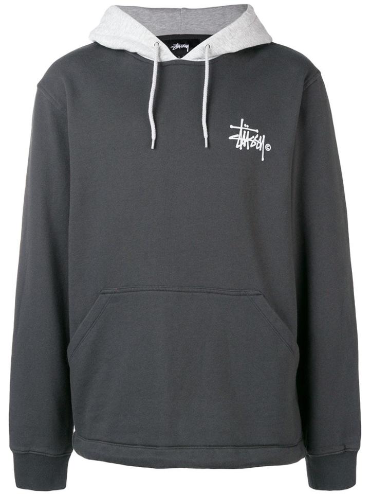 Stussy Basic Logo Hoodie - Black
