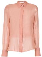 Giuliana Romanno Silk Shirt - Pink & Purple