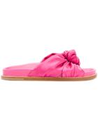 Etro Knotted Slides - Pink & Purple