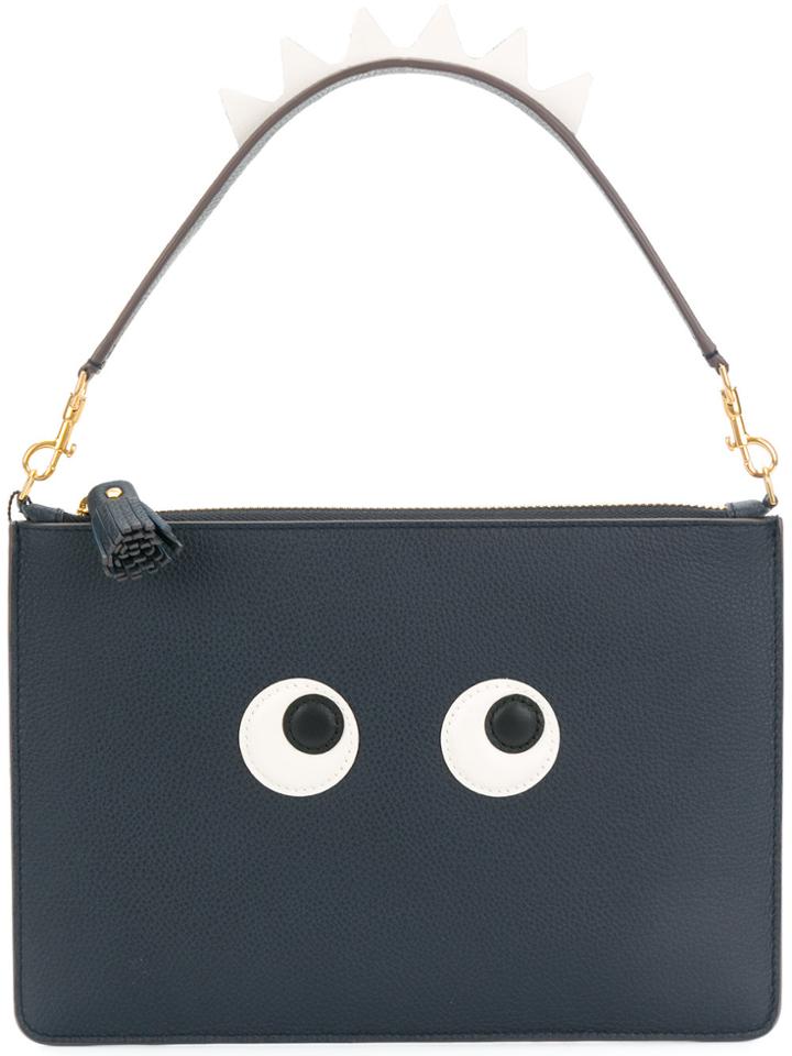 Anya Hindmarch Eyes Clutch - Blue