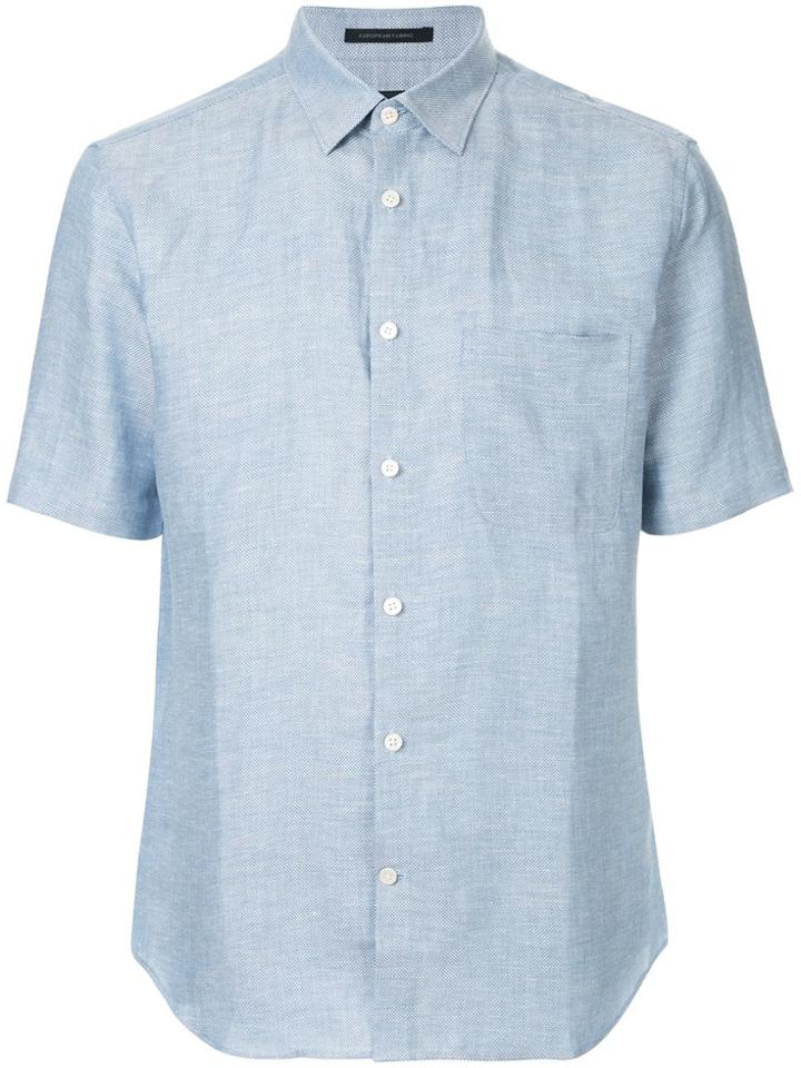 D'urban Textured Casual Shirt - Blue
