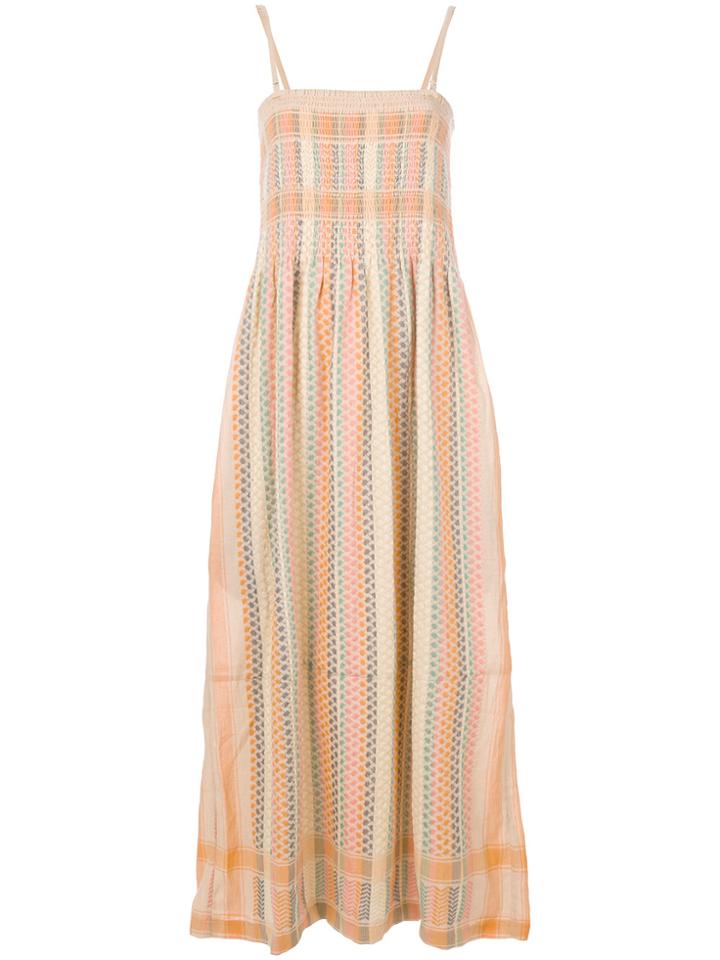 Cecilie Copenhagen Cerone Maxi Dress - Yellow & Orange