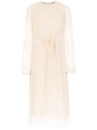 Nk Midi Silk Dress - Neutrals