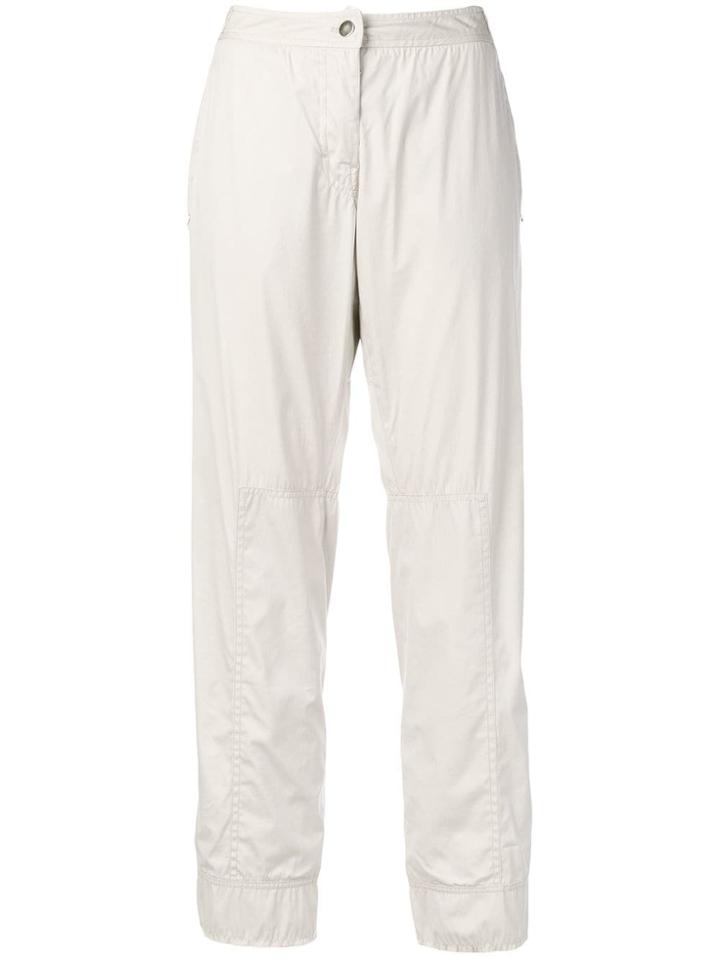 Prada Vintage Straight-leg Trousers - Neutrals