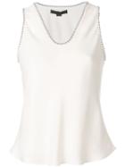 Alexander Wang Studded Trim Blouse - Neutrals