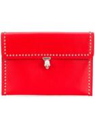 Alexander Mcqueen Microstud Clutch - Red