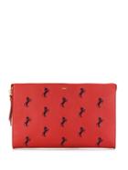 Chloé Embroidered Horse Pattern Clutch