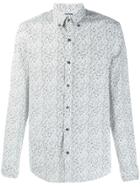 Michael Michael Kors Floral Print Button Down Shirt - White