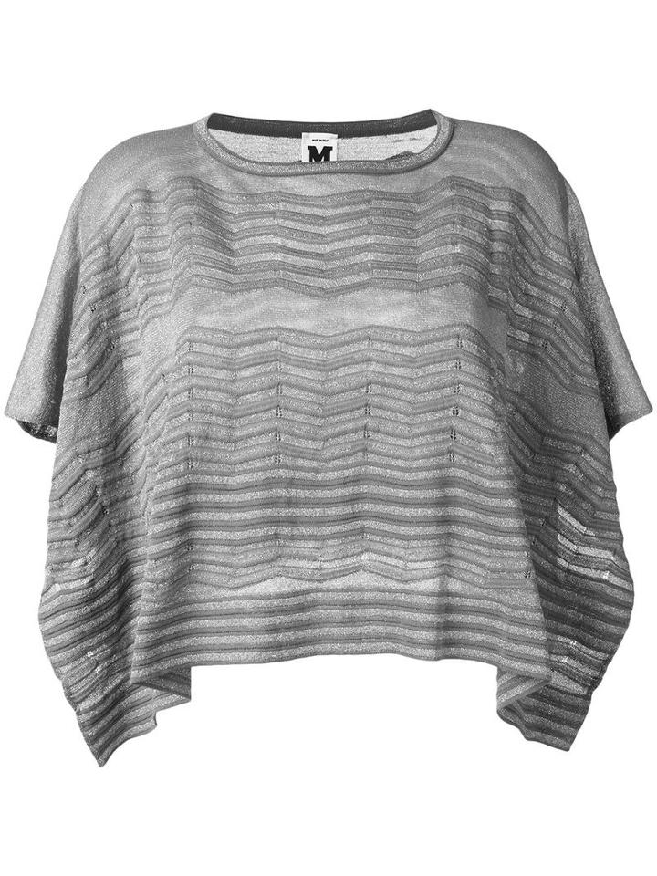 M Missoni Cape Style Top, Women's, Cotton/polyamide/fibre