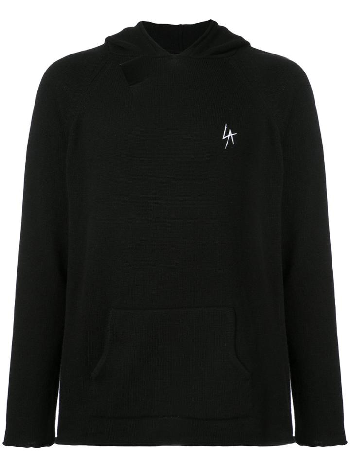 Local Authority Logo Embroidered Hoodie - Black