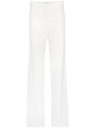 We11done Mid-rise Straight-leg Trousers - White