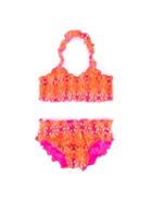 Heidi Klein Kids 'clara' Reversible Bikini, Girl's, Size: 6 Yrs, Yellow/orange