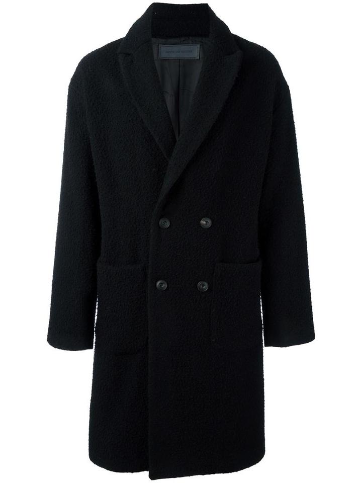 Route Des Garden Single Breasted Coat, Men's, Size: 50, Black, Wool/viscose