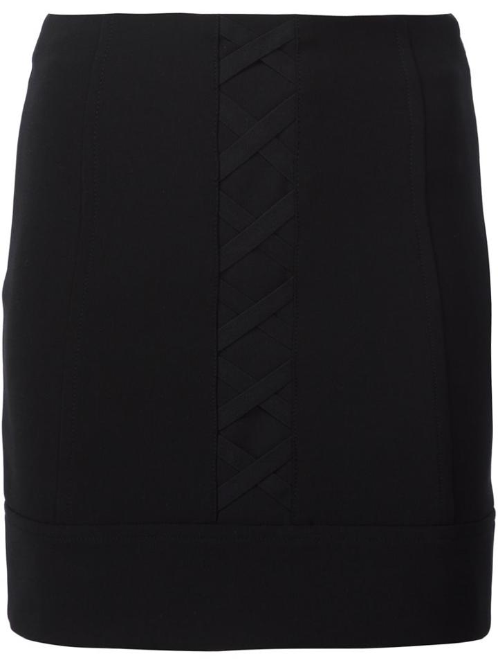 Neil Barrett Criss-cross Front Skirt