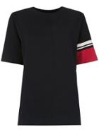 Osklen T-shirt With Stripe Details - Black