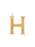 Chloé Long H Pendant Necklace - Metallic