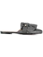 Red Valentino Bow Embellished Mules - Metallic