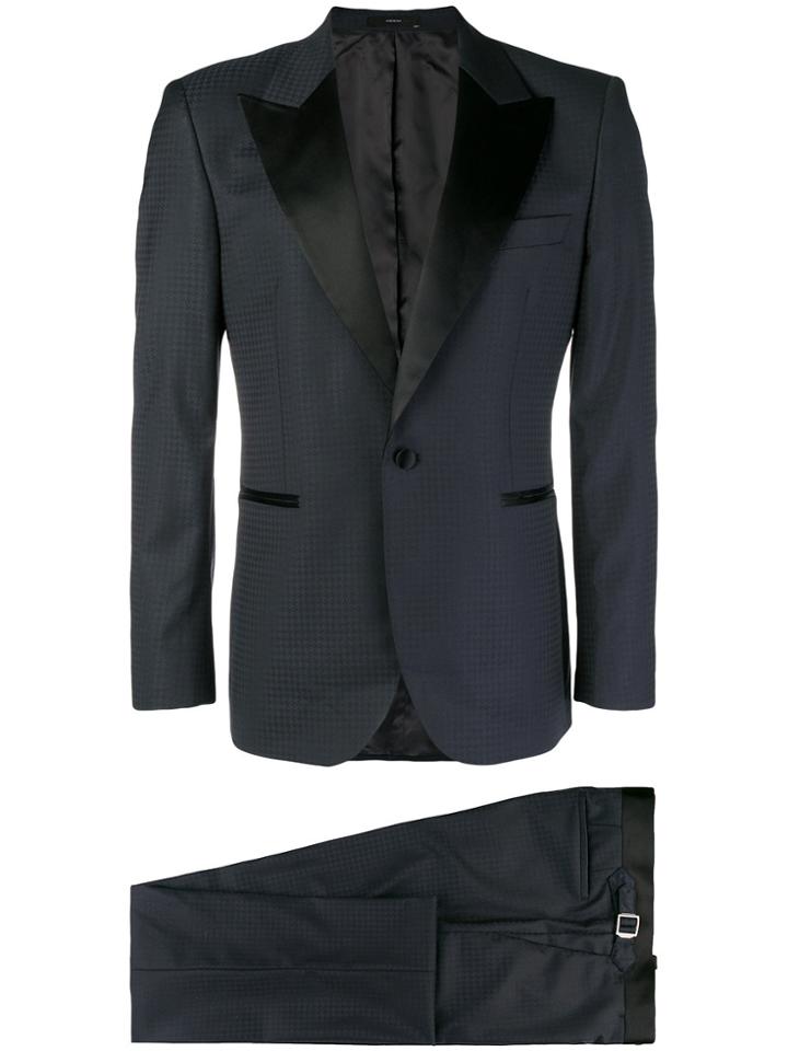 Paul Smith Soho Houndstooth Evening Suit - Blue
