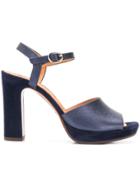 Chie Mihara Casette Sandals - Blue