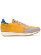 Philippe Model Contrast Lace-up Sneakers - Yellow