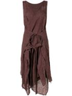 Forme D'expression Layered Apron Dress - Brown