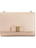 Salvatore Ferragamo 'extra Large Vara Flap' Shoulder Bag, Women's, Pink/purple