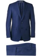 Canali - Two Piece Suit - Men - Wool/cupro - 52, Blue, Wool/cupro
