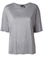Theory - Short Sleeve T-shirt - Women - Viscose - Xs, Grey, Viscose