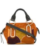 See By Chloé Small 'paige' Tote, Women's, Brown, Calf Leather/sheep Skin/shearling