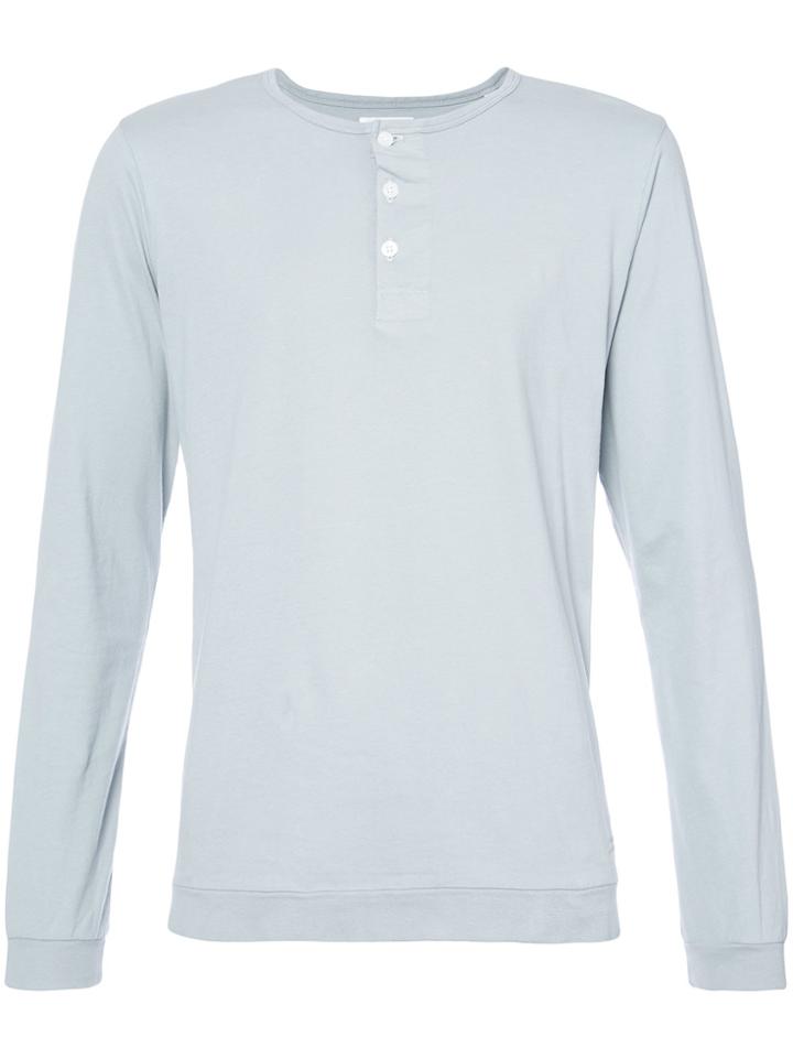 Saturdays Nyc Henley Tee - Blue