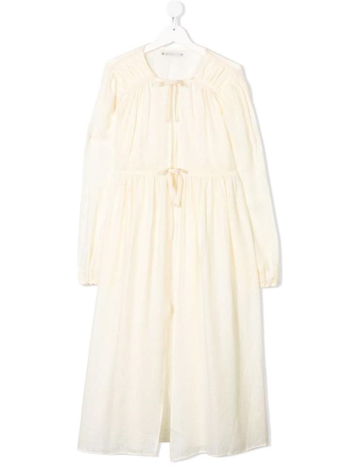Little Creative Factory Kids Teen Long-sleeve Flared Dress - Neutrals