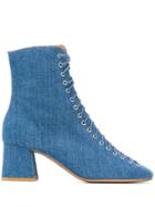 By Far Becca Boots - Blue