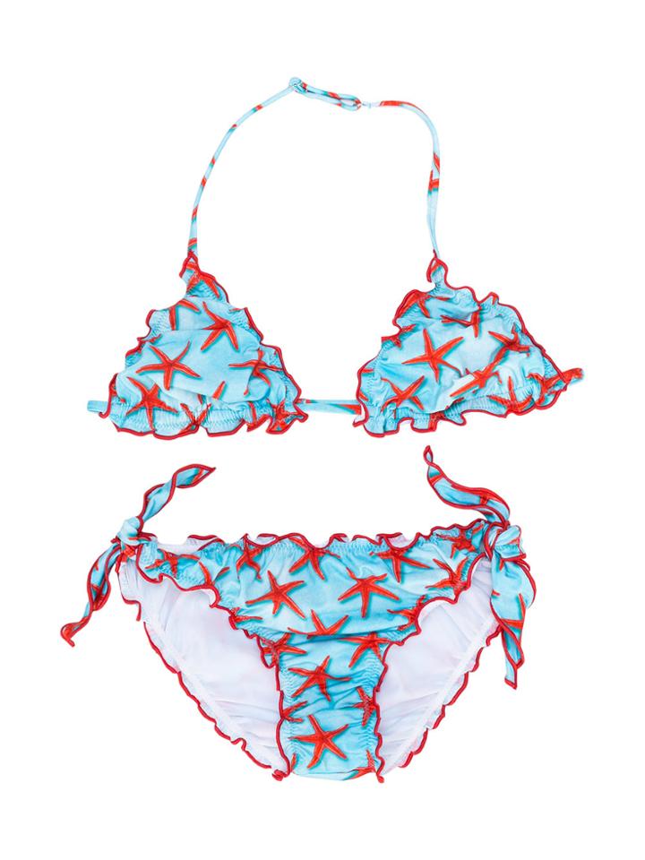 Mc2 Saint Barth Kids Teen Two Pieces Swuimsuit - Blue